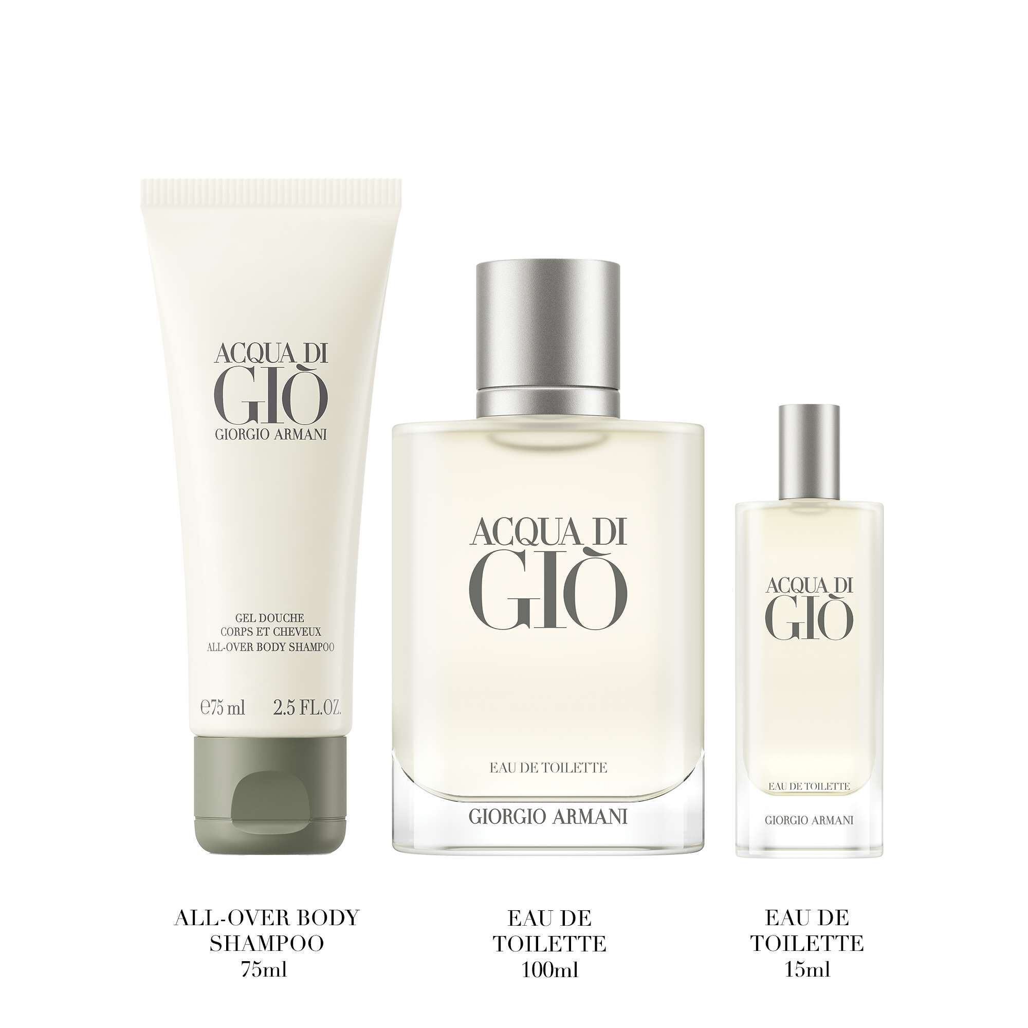 ACQUA DI GIO EAU DE TOILETTE 100 ML GESCHENKSET
